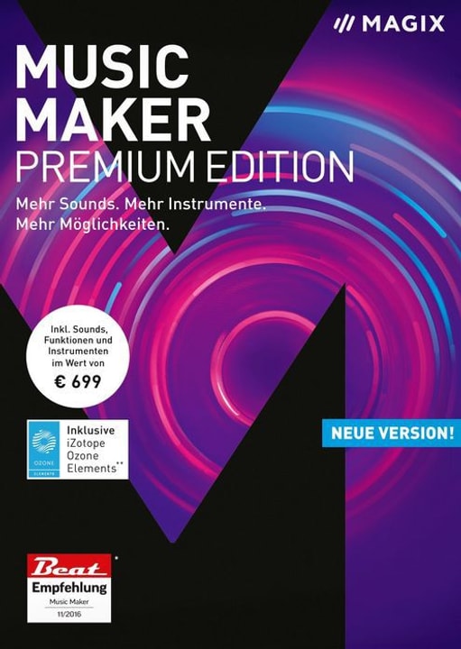 Magix PC - Music Maker Premium 2018 (D) Physisch (Box) PC - Music Maker Premium 2018 (D) Physisch (Box) Magix 785300129412 Bild Nr. 1