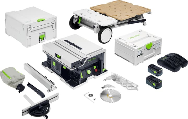 Festool Sega circolare da tavolo a batteria FESTOOL CSC SYS 50 EBI-Set