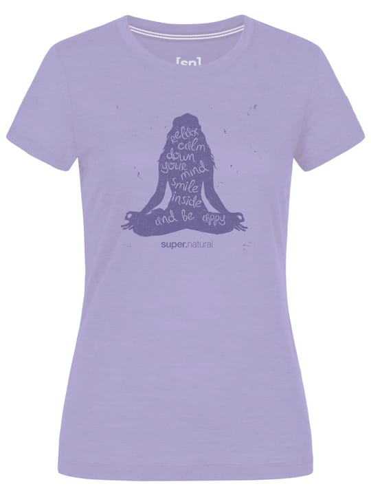 Image of super.natural W Relax Tee Yogashirt lila