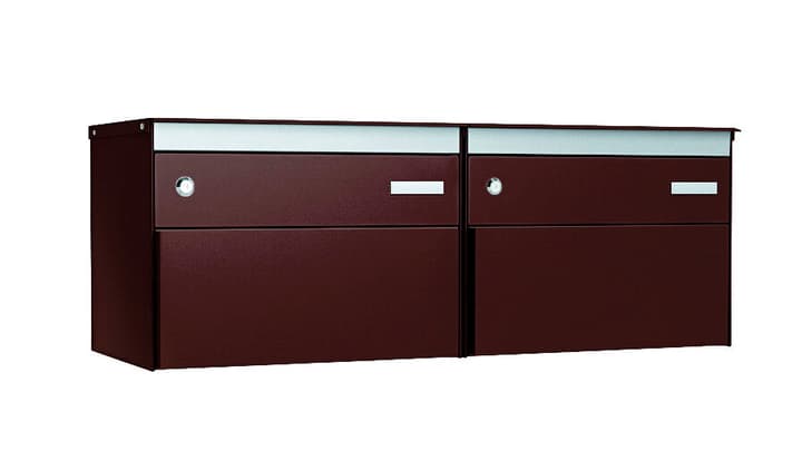 Image of Stebler 2er Gruppe s:box 13 Schokobraun/Schokobraun seitlich Briefkasten bei Do it + Garden von Migros