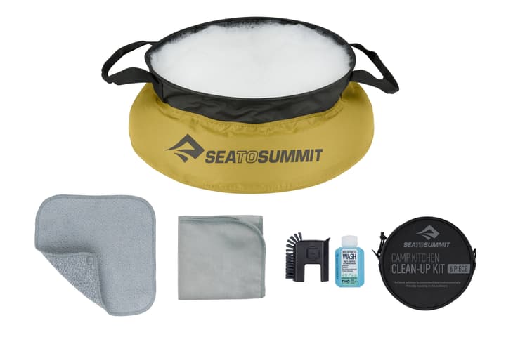 Image of Sea To Summit Camp Kitchen Clean-Up Kit 6 Piece Set Campinggeschirr