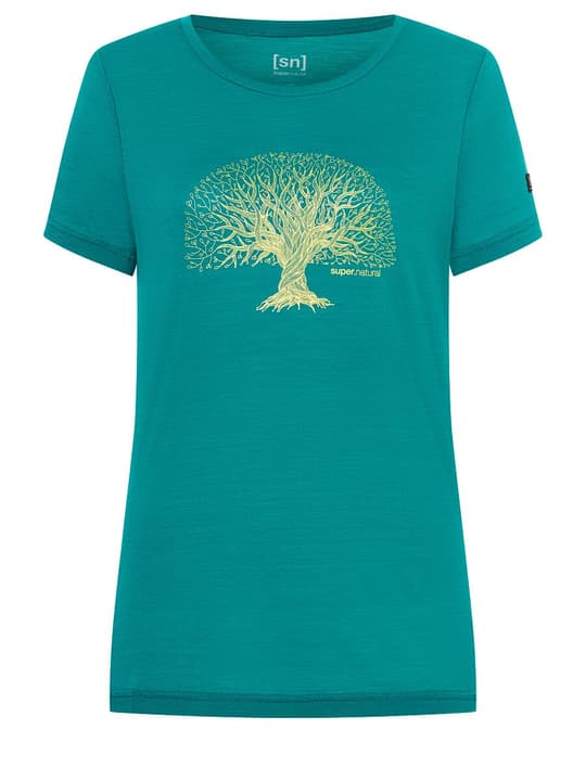 Image of super.natural W Tree of Knowledge Tee Yogashirt petrol