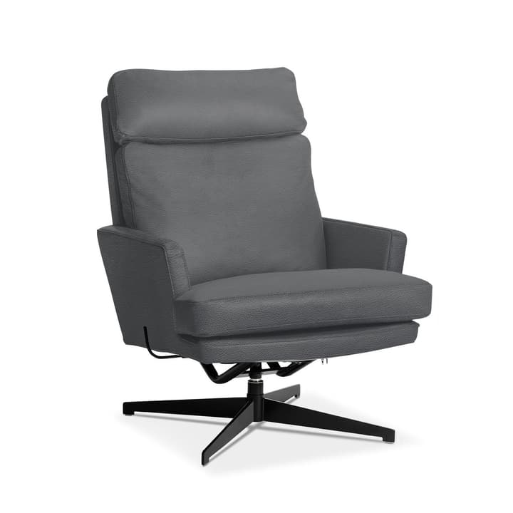 AIDEN Sessel AIDEN Sessel 360040871307 Grösse B: 75.0 cm x T: 90.0 cm x H: 105.0 cm Farbe Dunkelgrau Bild Nr. 1