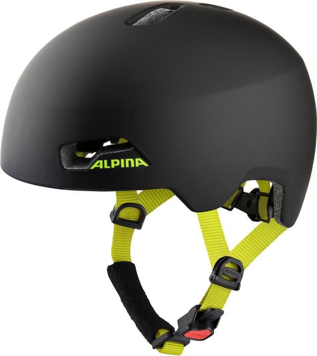 Image of Alpina Hackney black-neon-yellow matt Velohelm schwarz bei Migros SportXX