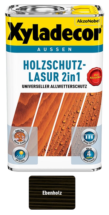Image of XYLADECOR Holzschutzlasur Ebenholz 750 ml bei Do it + Garden von Migros