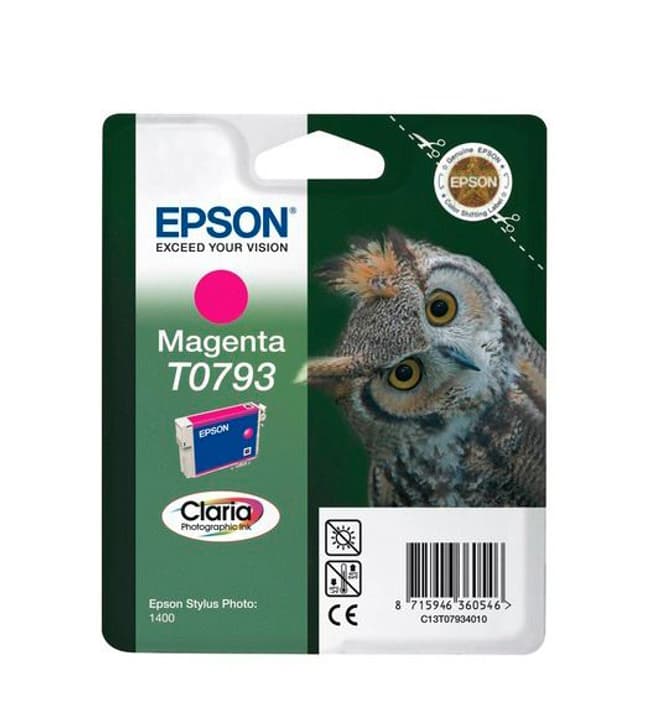 Epson T0793 Claria cartuccia d'inchiostro magenta T0793 Claria cartuccia d'inchiostro magenta Epson 785300124957 N. figura 1