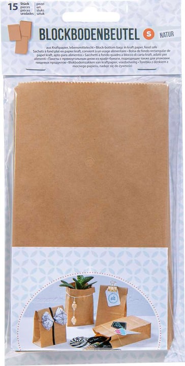 Image of Papiertüten natur, 15 ST 100x55x175mm, lebensmittelecht bei Do it + Garden von Migros
