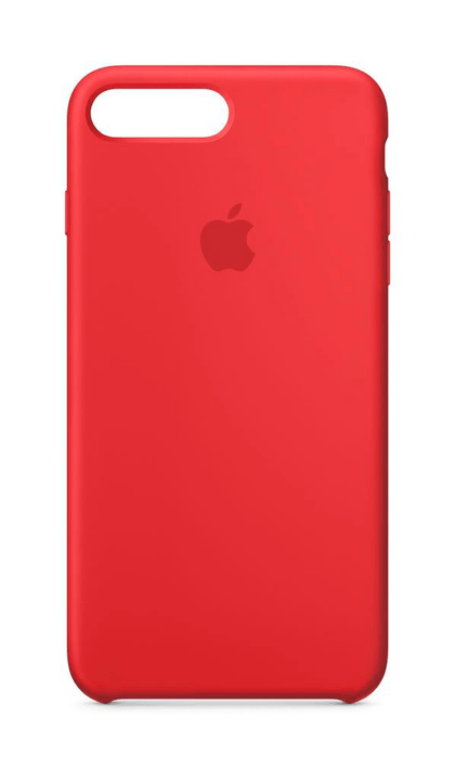 coque iphone 8 plus rouge silicone