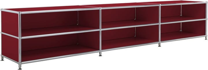 FLEXCUBE Buffet haut FLEXCUBE Buffet haut 401813730130 Dimensions L: 227.0 cm x P: 40.0 cm x H: 44.5 cm Couleur Rouge Photo no. 1