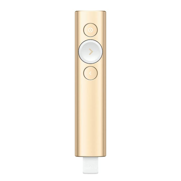 Logitech Logitech Spotlight Präsentationsfernbedienung gold Logitech Spotlight Präsentationsfernbedienung gold Logitech 79822150000017 Bild Nr. 1