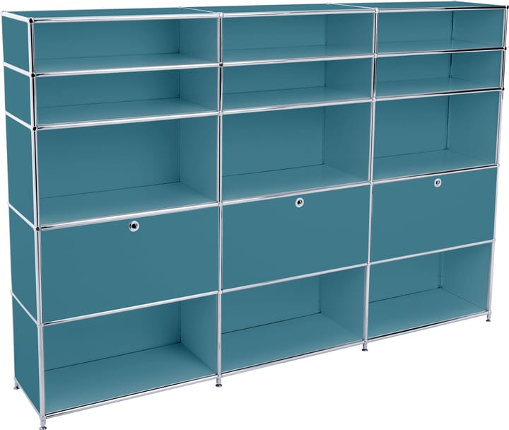 FLEXCUBE Scaffale FLEXCUBE Scaffale 401815430466 Dimensioni L: 227.0 cm x P: 40.0 cm x A: 157.0 cm Colore Petrolio N. figura 1