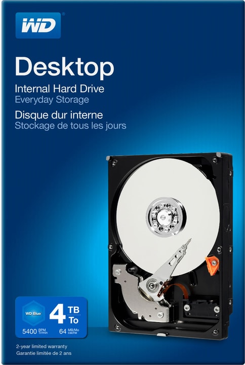 Western Digital Desktop Everyday 4TB 3.5“ Hard disk Interno HDD Desktop Everyday 4TB 3.5“ Hard disk Interno HDD Western Digital 798210300000 N. figura 1