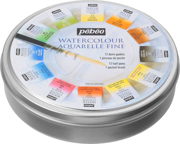Pebeo Acquerello Scatola Tonda Acquerello Scatola Tonda Pebeo 663586300000 N. figura 1