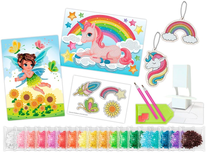 Image of URSUS Bastelset Diamond Painting Magic Stickerbuch