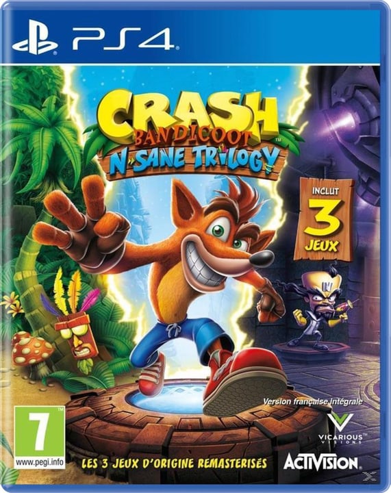 PS4 - Crash Bandicoot - N` Sane Trilogy Box PS4 - Crash Bandicoot - N` Sane Trilogy Box 785300122043 Langue Français Plate-forme Sony PlayStation 4 Photo no. 1