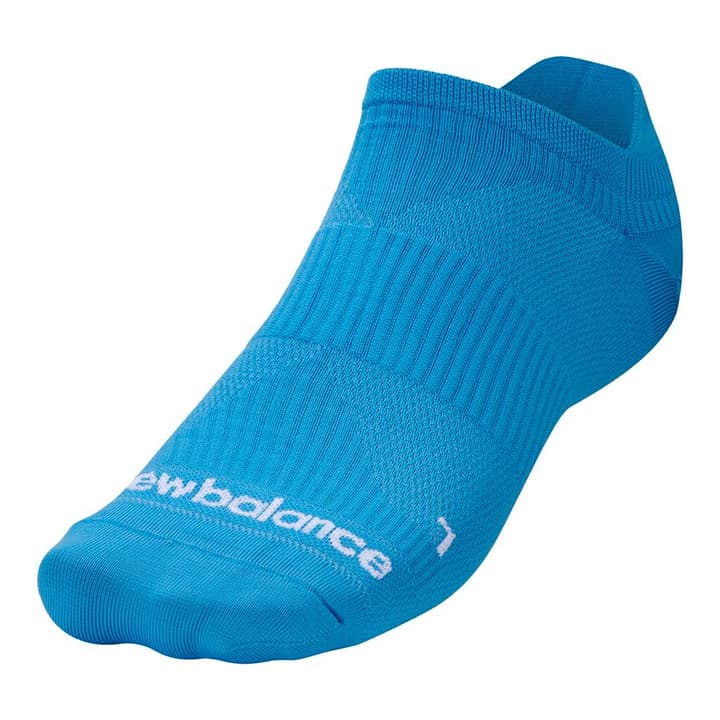 Image of New Balance Run Foundation Flat Knit No Show Tab 1 Pair Socken blau
