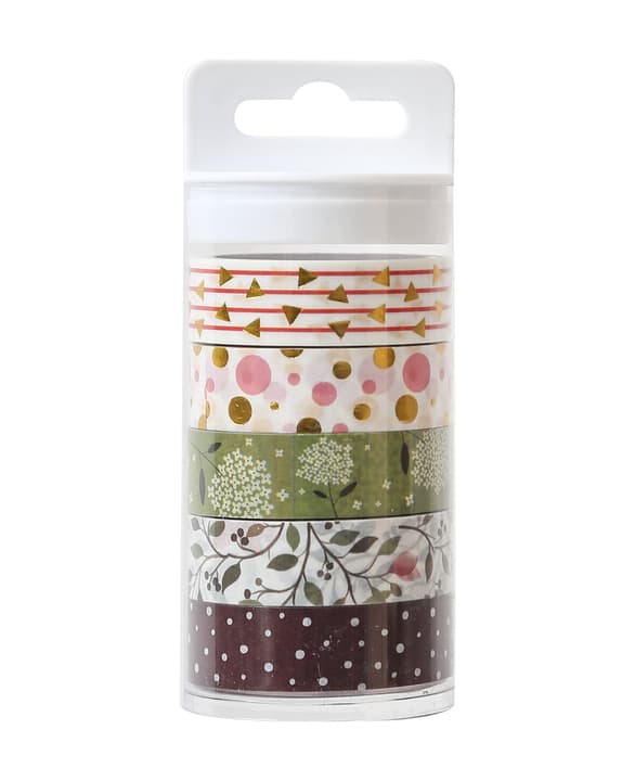 Washi Tape Set 4, 5 Stk.: Ensemble de rubans adhésifs décoratifs Washi 4, 5 pièces Bandes