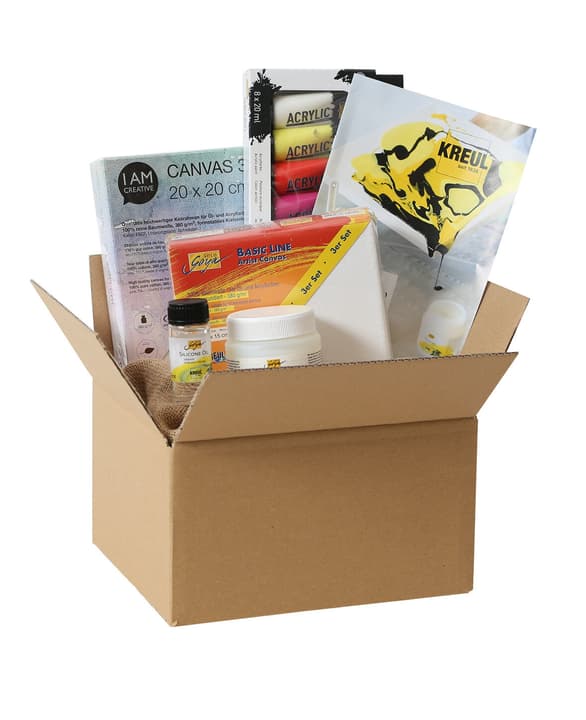 Image of I AM CREATIVE Kreative Pouringbox , 15 tlg. Bastelbox bei Do it + Garden von Migros