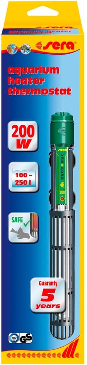 sera Riscaldatore di controllo per acquari, 200 W