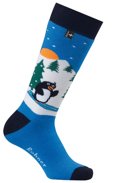 Image of Rohner Pinguin Socken blau