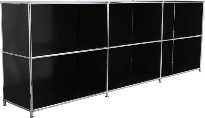 FLEXCUBE Sideboard FLEXCUBE Sideboard 401809500020 Grösse B: 227.0 cm x T: 40.0 cm x H: 80.5 cm Farbe Schwarz Bild Nr. 1