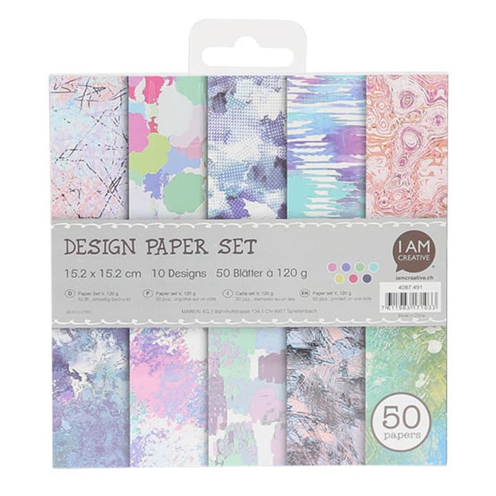 Image of I AM CREATIVE Paper Set V,15.2X15.2CM, 50 Blatt bei Do it + Garden von Migros
