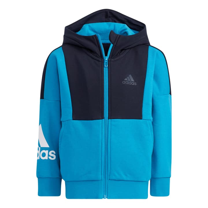 Image of Adidas Badge of Sport Hooded Jacket Kapuzenjacke blau