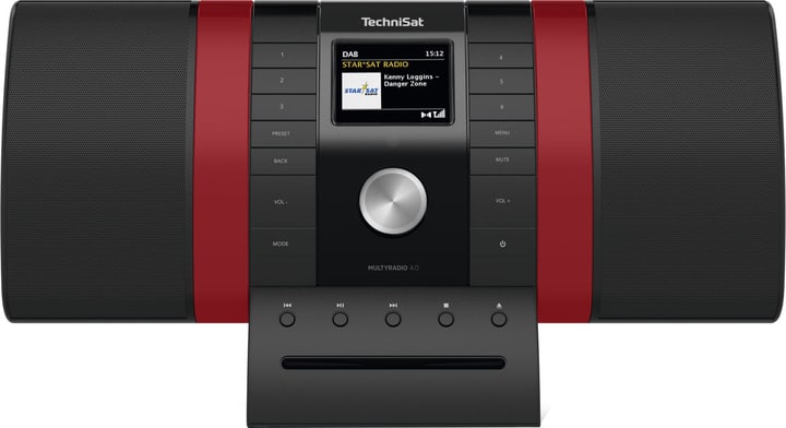 Technisat MultyRadio 4.0 - Schwarz/Rot Micro HiFi System MultyRadio 4.0 - Schwarz/Rot Micro HiFi System Technisat 785300151124 Bild Nr. 1