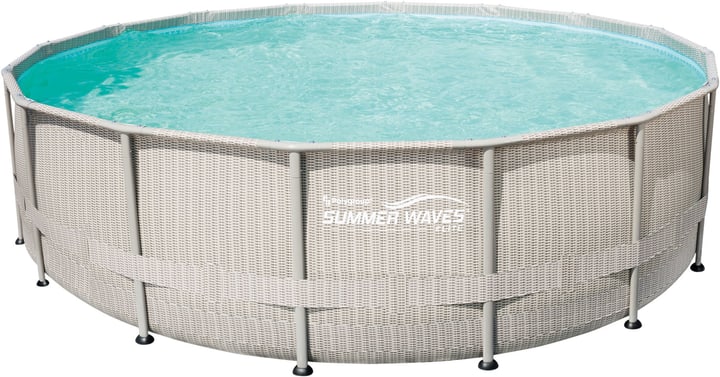 Summer Waves Stahlrohrbecken Rattan-Optik 488x122cm Stahlrohrbecken Rattan-Optik 488x122cm Summer Waves 647205400000 Bild Nr. 1