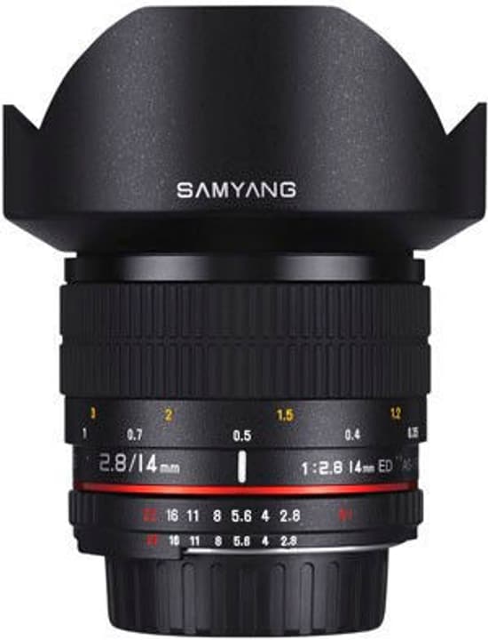 Samyang 14mm F/2.8 IF ED UMC Aspherical pour Canon EF Objectif 14mm F/2.8 IF ED UMC Aspherical pour Canon EF Objectif Samyang 785300128242 Photo no. 1