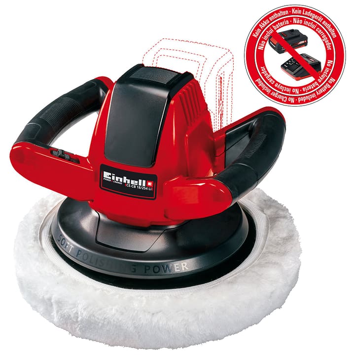 Einhell Akku-Autopoliermaschine CE-CB 18/254 Li-Solo Akku-Autopoliermaschine CE-CB 18/254 Li-Solo Einhell 616713400000 Bild Nr. 1
