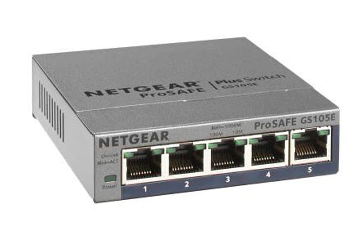 Netgear GS105E-200 PES 5-Port ProSAFE Gigabit Plus Switch GS105E-200 PES 5-Port ProSAFE Gigabit Plus Switch Netgear 785300124215 N. figura 1