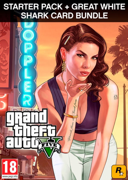 PC - Grand Theft Auto V Criminal Enterprise Starter Pack and Great White Shark Card Digitale (ESD) PC - Grand Theft Auto V Criminal Enterprise Starter Pack and Great White Shark Card Digitale (ESD) 785300133685 N. figura 1