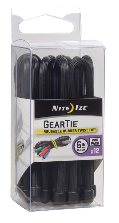 Image of Nite Ize GearTie 6'' ProPack schwarz Kabelbinder bei Do it + Garden von Migros