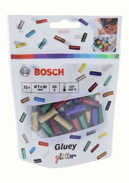 Image of Bosch Gluey Glitter-Mix, 70 Stück Heissklebe-Sticks