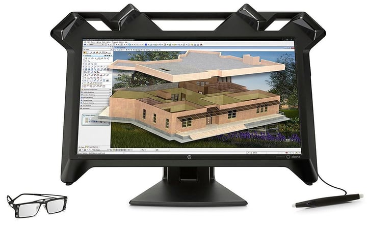 HP Zvr Virtual Reality 24" Schermo Zvr Virtual Reality 24" Schermo HP 785300126833 N. figura 1