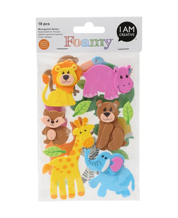 Image of FOAMY, 3D-Sticker Dschungel, 18 Stk bei Do it + Garden von Migros