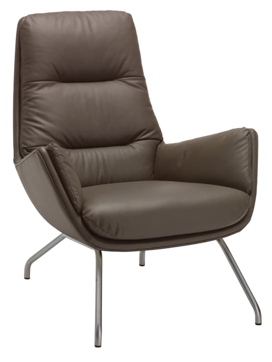 ANDRES Fauteuil ANDRES Fauteuil 402452607073 Dimensions L: 83.0 cm x P: 87.0 cm x H: 96.0 cm Couleur Brun foncé Photo no. 1