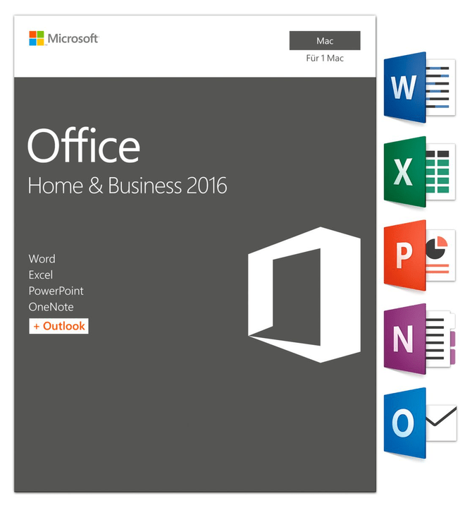 Microsoft Mac - Office MAC 2016 Home and Business Physique (Box) Mac - Office MAC 2016 Home and Business Physique (Box) Microsoft 785300121058 Photo no. 1