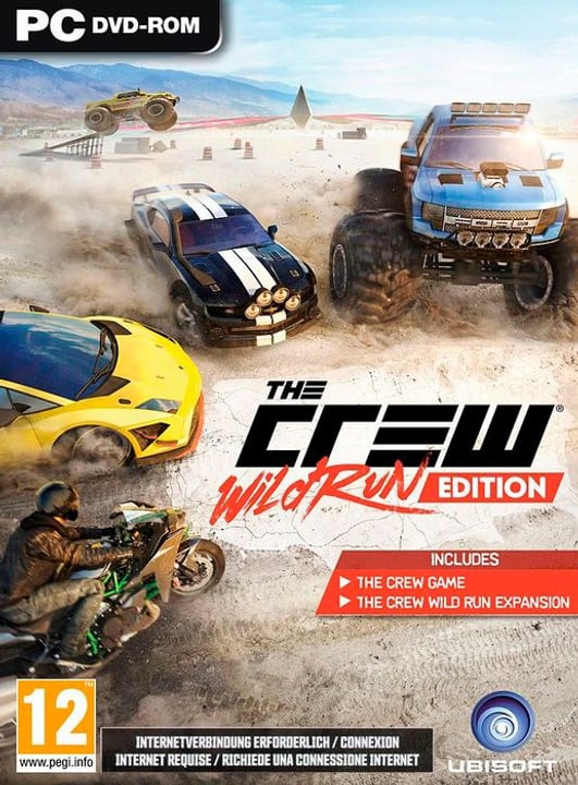 PC - The Crew Wild Run Physique (Box) PC - The Crew Wild Run Physique (Box) 785300121892 Langue Allemand Plate-forme PC Photo no. 1