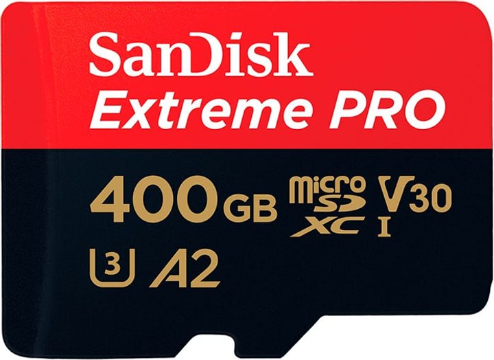SanDisk Extreme Pro 170MB/s microSDXC 400Go MicroSDXC Extreme Pro 170MB/s microSDXC 400Go MicroSDXC SanDisk 785300144543 Photo no. 1