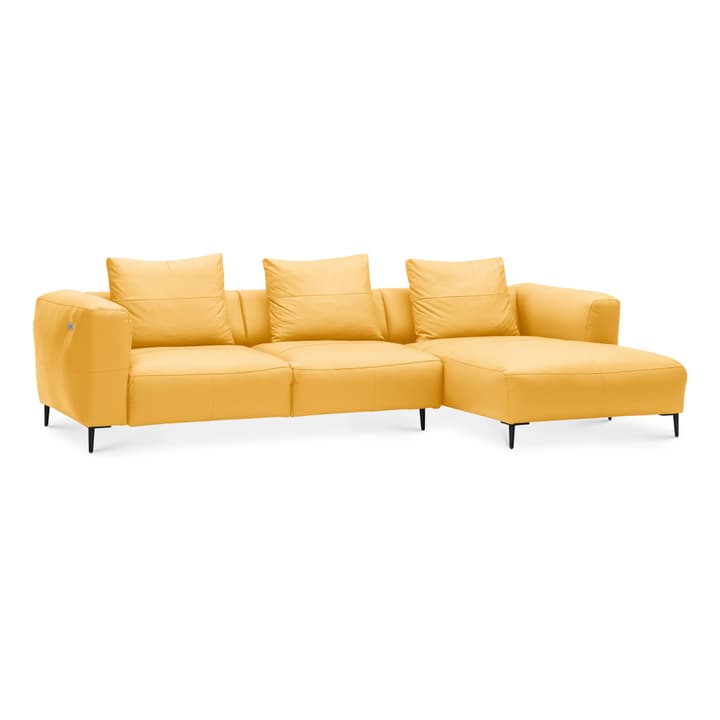 LOUIE Canapé d'angle LOUIE Canapé d'angle 360512673750 Dimensions L: 299.0 cm x P: 170.0 cm x H: 69.0 cm Couleur Jaune Photo no. 1