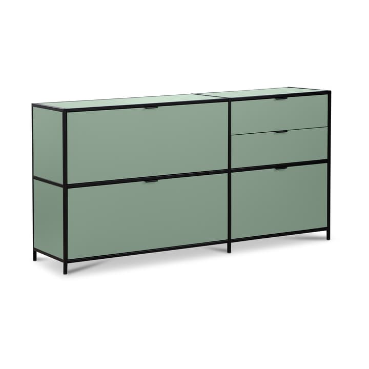 Edition Interio SEVEN commode SEVEN commode Edition Interio 362217800000 Dimensions L: 155.0 cm x P: 38.0 cm x H: 80.0 cm Couleur Vert Photo no. 1