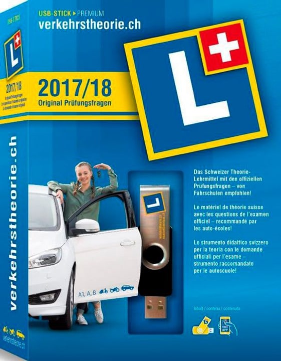 PC / MAC verkehrstheorie.ch 2017/18 USB-Stick Fisico (Box) PC / MAC verkehrstheorie.ch 2017/18 USB-Stick Fisico (Box) 785300122540 N. figura 1