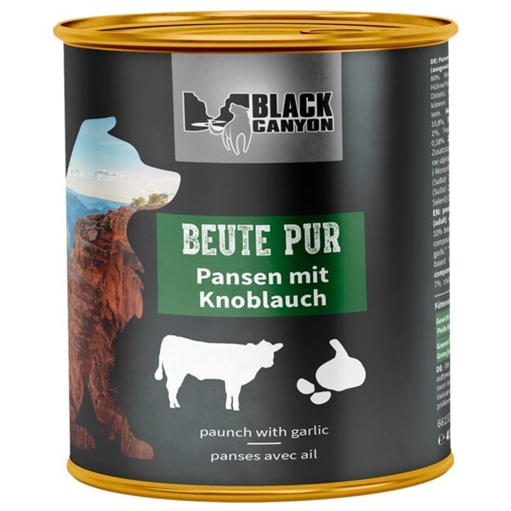 Image of Black Canyon Pansen Knoblauch pur, 820g Nassfutter