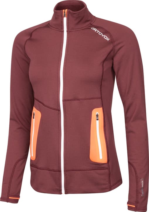 Image of Ortovox Fleece Light Jacket W Fleecejacke bordeaux bei Migros SportXX