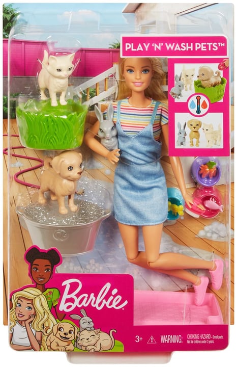 Barbie FXH11 Le Bain des Animaux Barbie FXH11 Le Bain des Animaux 746592000000 Photo no. 1