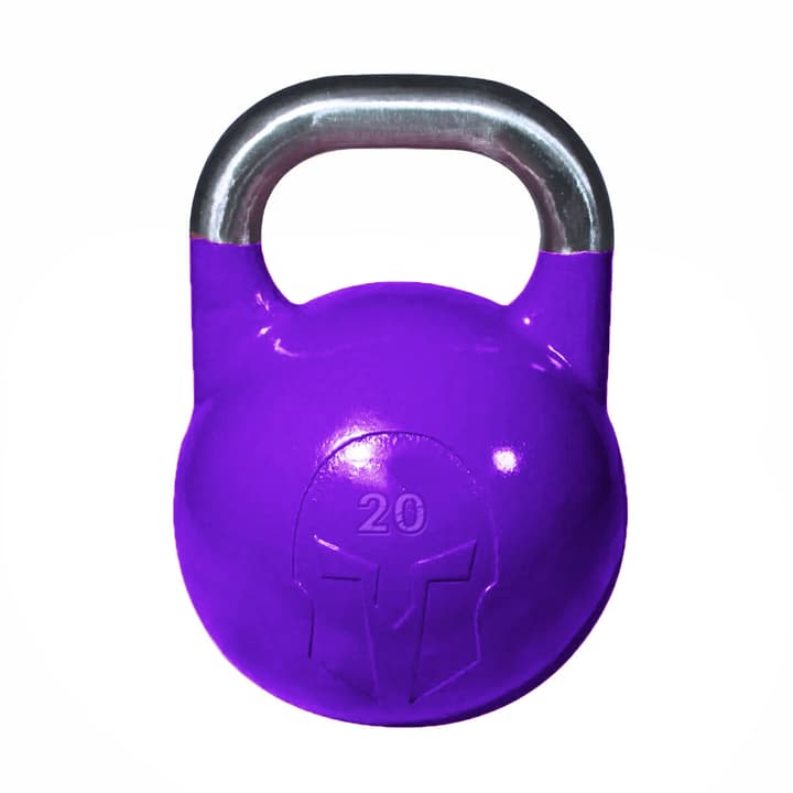Image of GladiatorFit Wettkampf-Kettlebell aus Gusseisen mit Logoeinlage : 20 KG Kettlebell