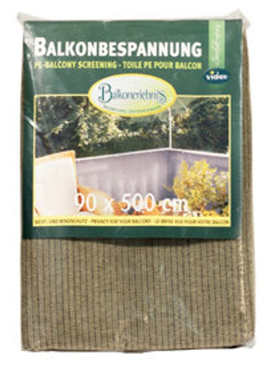 Image of Videx Balkonbespannung 500 x 90 cm Sichtschutzblende bei Do it + Garden von Migros