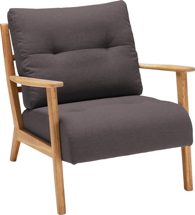 FAUST Poltrona FAUST Poltrona 402465200170 Colore Marrone Dimensioni L: 76.0 cm x P: 80.0 cm x A: 78.0 cm N. figura 1